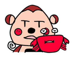 ONIGIRI Monkey sticker #13088008