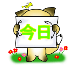 Konkon Peek-a-boo! sticker #13088058