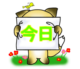 Konkon Peek-a-boo! sticker #13088058