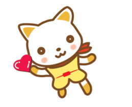 ninja cat haku01 moving sticker #13088214