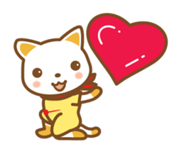 ninja cat haku01 moving sticker #13088218