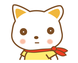 ninja cat haku01 moving sticker #13088228