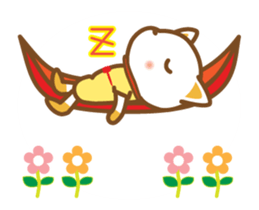 ninja cat haku01 moving sticker #13088230