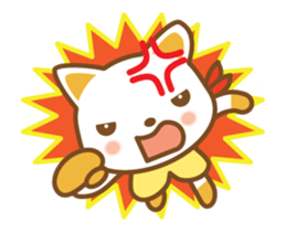 ninja cat haku01 moving sticker #13088231