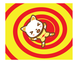 ninja cat haku01 moving sticker #13088232