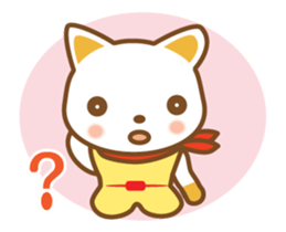 ninja cat haku01 moving sticker #13088235