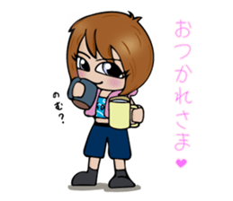 Michiko Omukai and Mouri dojo sticker #13088311