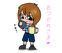 Michiko Omukai and Mouri dojo sticker #13088311
