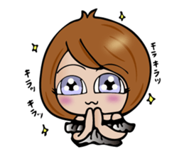 Michiko Omukai and Mouri dojo sticker #13088314