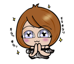 Michiko Omukai and Mouri dojo sticker #13088314