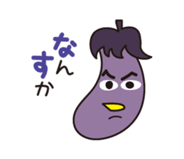 Japanese poor joke (eggplant) sticker #13088325