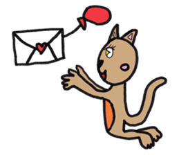 My daughter's cat sticker #13088522