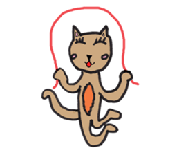 My daughter's cat sticker #13088523