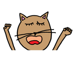 My daughter's cat sticker #13088527