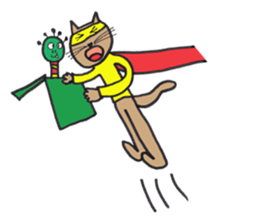 My daughter's cat sticker #13088536