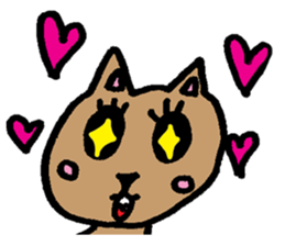 My daughter's cat sticker #13088551