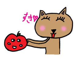 My daughter's cat sticker #13088555