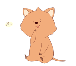 Click ACCA wallaby seems happy sticker #13088961