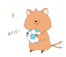 Click ACCA wallaby seems happy sticker #13088964