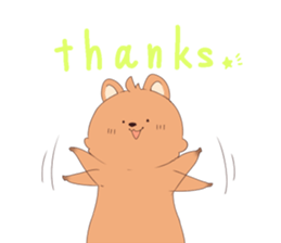 Click ACCA wallaby seems happy sticker #13088978