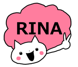 Sticker of "Rina" sticker #13089300