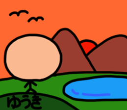 Sticker for Yuuki 2 sticker #13090954