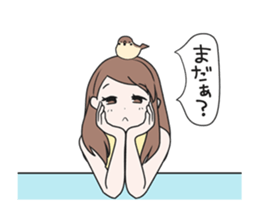 Moving sticker! kawaii wife sticker #13090972