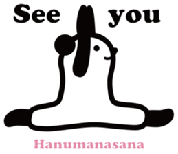 Yoga Poses Book of Mochi Panda 2 sticker #13091066