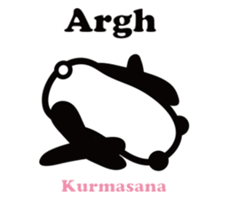 Yoga Poses Book of Mochi Panda 2 sticker #13091073