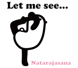 Yoga Poses Book of Mochi Panda 2 sticker #13091077