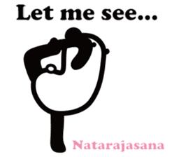 Yoga Poses Book of Mochi Panda 2 sticker #13091077