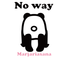 Yoga Poses Book of Mochi Panda 2 sticker #13091080