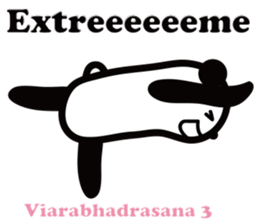 Yoga Poses Book of Mochi Panda 2 sticker #13091093