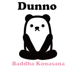 Yoga Poses Book of Mochi Panda 2 sticker #13091097