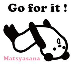 Yoga Poses Book of Mochi Panda 2 sticker #13091098