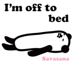 Yoga Poses Book of Mochi Panda 2 sticker #13091100