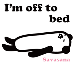 Yoga Poses Book of Mochi Panda 2 sticker #13091100