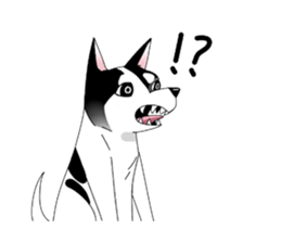 Greedy Dog - Flower sticker #13091595