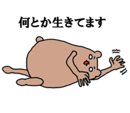 A B-grade bear sticker #13091955