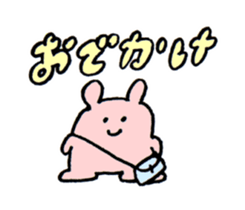 Rabbit and Bird sticker #13091970