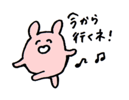 Rabbit and Bird sticker #13091971