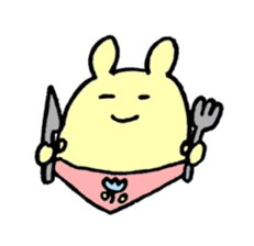 Rabbit and Bird sticker #13091976