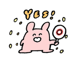 Rabbit and Bird sticker #13091981