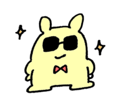 Rabbit and Bird sticker #13091993