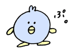 Rabbit and Bird sticker #13091994