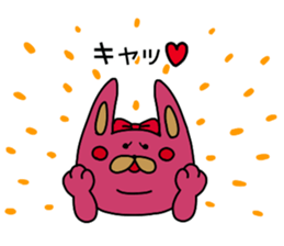 The wife is a rabbit. sticker #13092047