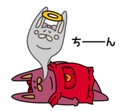 The wife is a rabbit. sticker #13092079