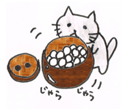 cat and igo 2 sticker #13092735