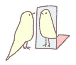 Mr.TORI of a bird sticker #13093024