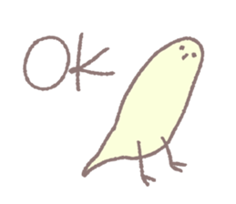 Mr.TORI of a bird sticker #13093025